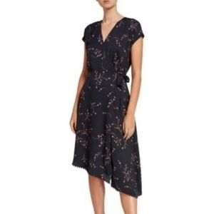 Joie Bethwyn V Neck Wrap Floral Dress
